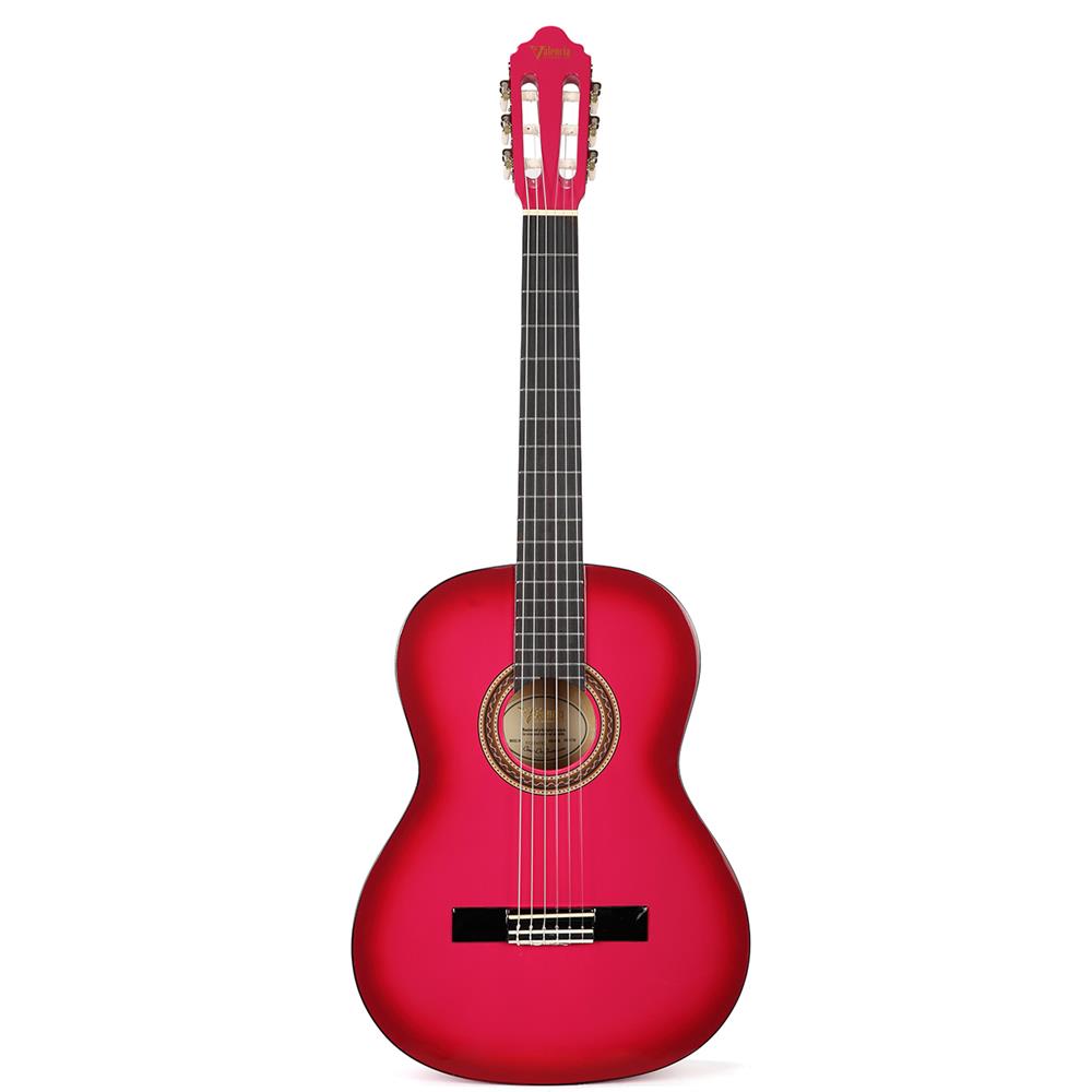 KLASİK GİTAR 4/4 PEMBE SUNBURST SAP ÇELİKLİ