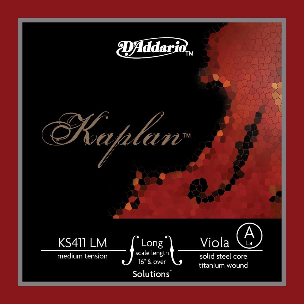 VİOLA TEK TELİ, KAPLAN, SOLUTIONS, SCALE 4/4 (16''