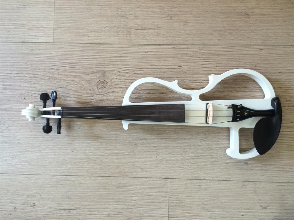 ELEKTRO KEMAN BEYAZ 4/4 KUTULU:VISUAL ARTS VIOLIN