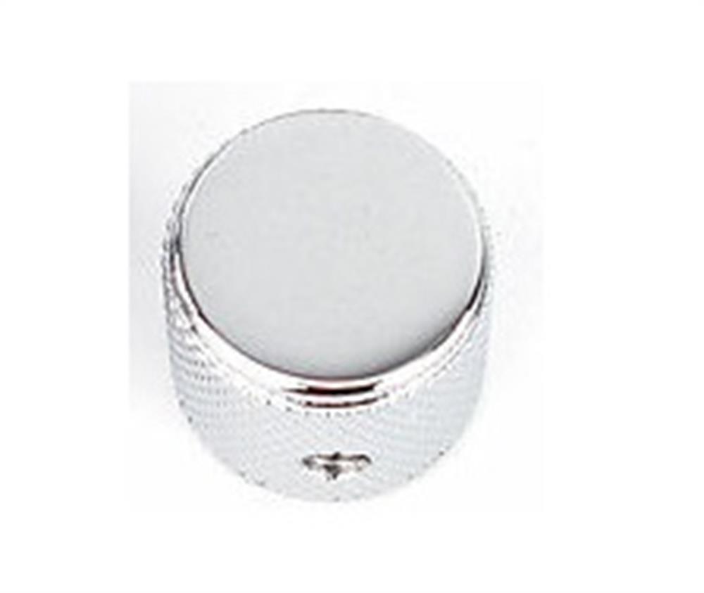 GİTAR POT. DÜĞME BAŞLIĞI (KUBBELİ) METAL, KROM, (1