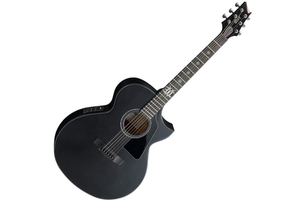 ELEKTRO AKUSTİK GİTAR, SİYAH SATIN, FISHMAN EQ